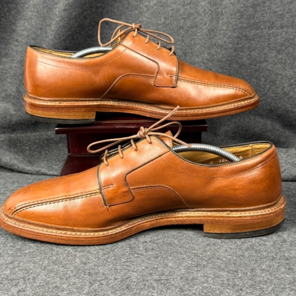 Allen Edmonds Hillcrest Derby Shoes – Size 11D – Honey Tan main image 6